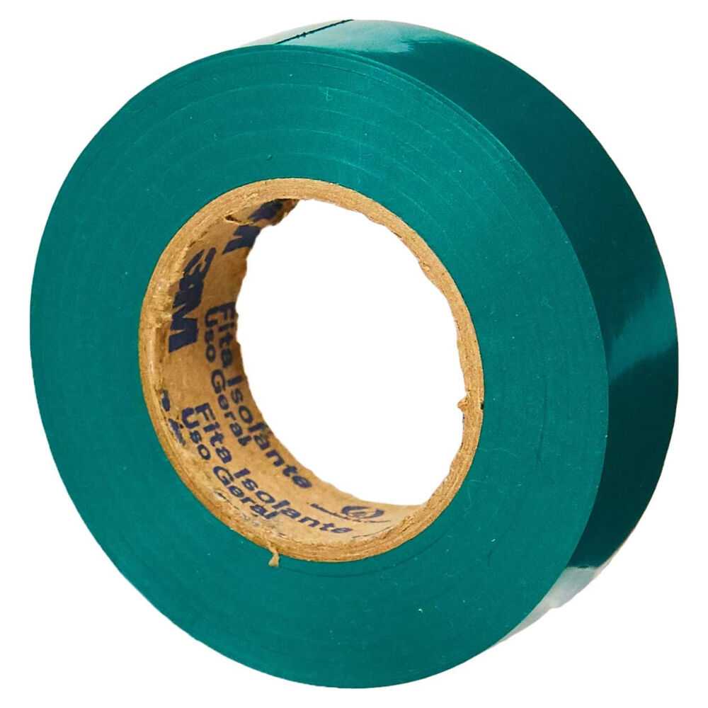 Fita Isolante Imperial Verde 18mm x 20m 3M