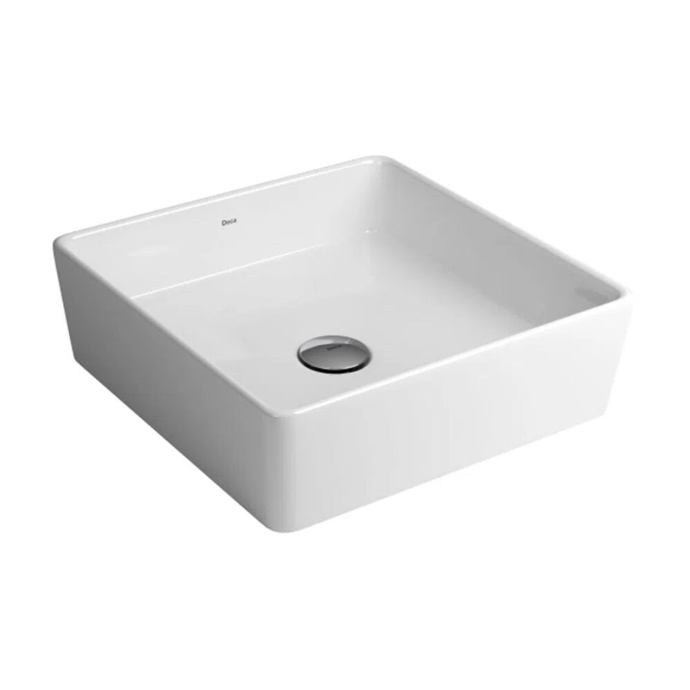 Cuba de Apoio Quadrada 35x35cm Branco Deca