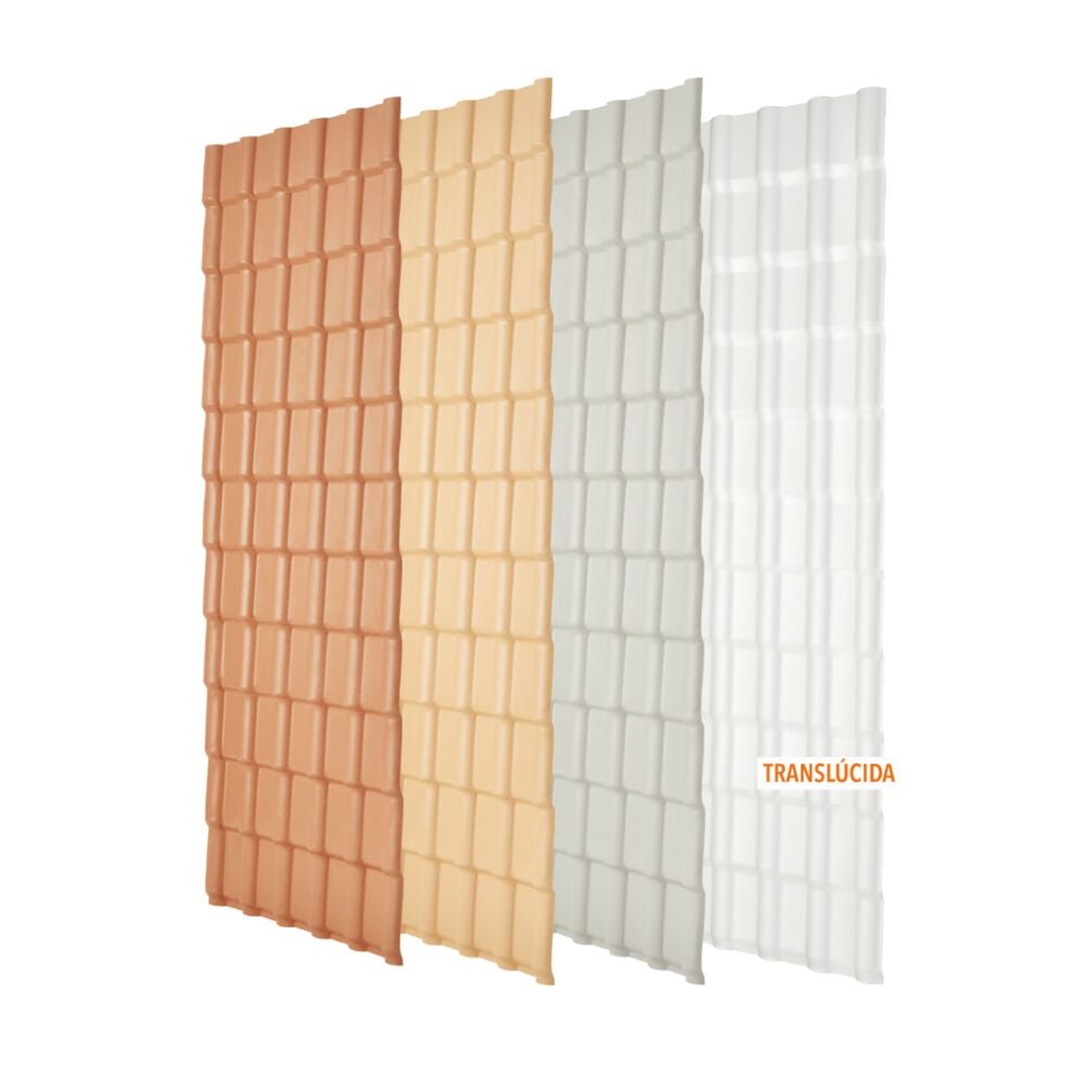 Telha Plan Marfim 242x88cm DVG Precon