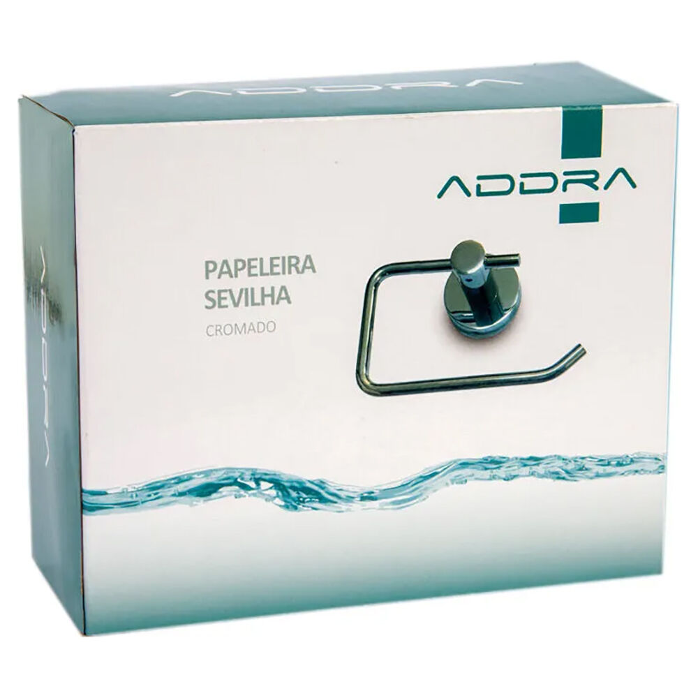 Papeleira Sevilha Cromado Addra
