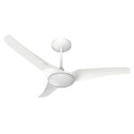 Ventilador de Teto Slim com Controle 3 Pás Branco Aliseu
