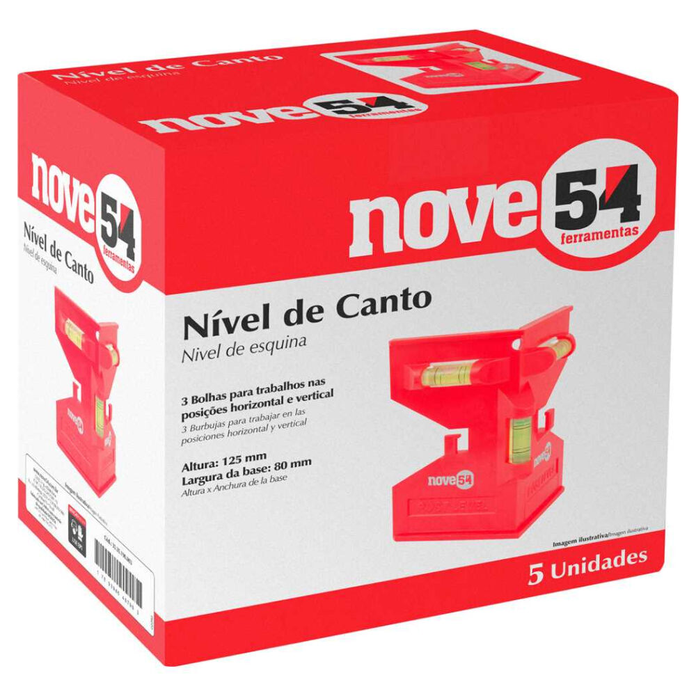 Nível de Canto em Plástico Nove54