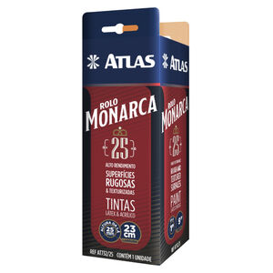 Rolo de Lã Sintética Monarca 23cm AT732/25 Atlas Rolo de Lã Sintética Monarca 23cm AT732/25 Atlas