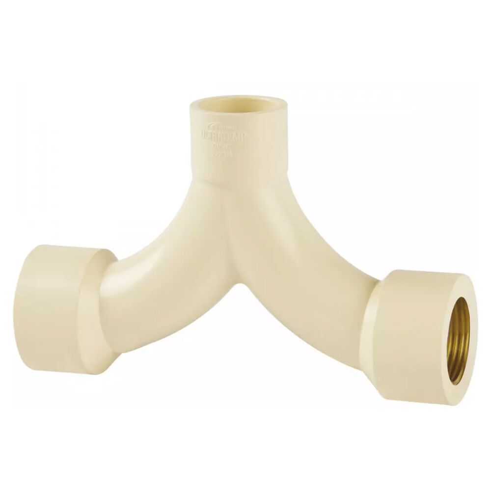 Tê Misturador com Inserto Metálico Fêmea Super CPVC Flowguard DN22x3/4" Amanco