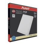 Painel Led Pop de Sobrepor Quadrado 30W 4000K Branco Avant
