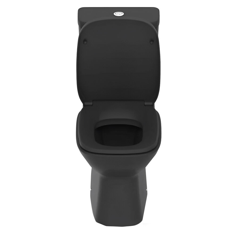 Kit Completo Bacia Debba Classic com Caixa Acoplada e Acessórios Black Matte Roca