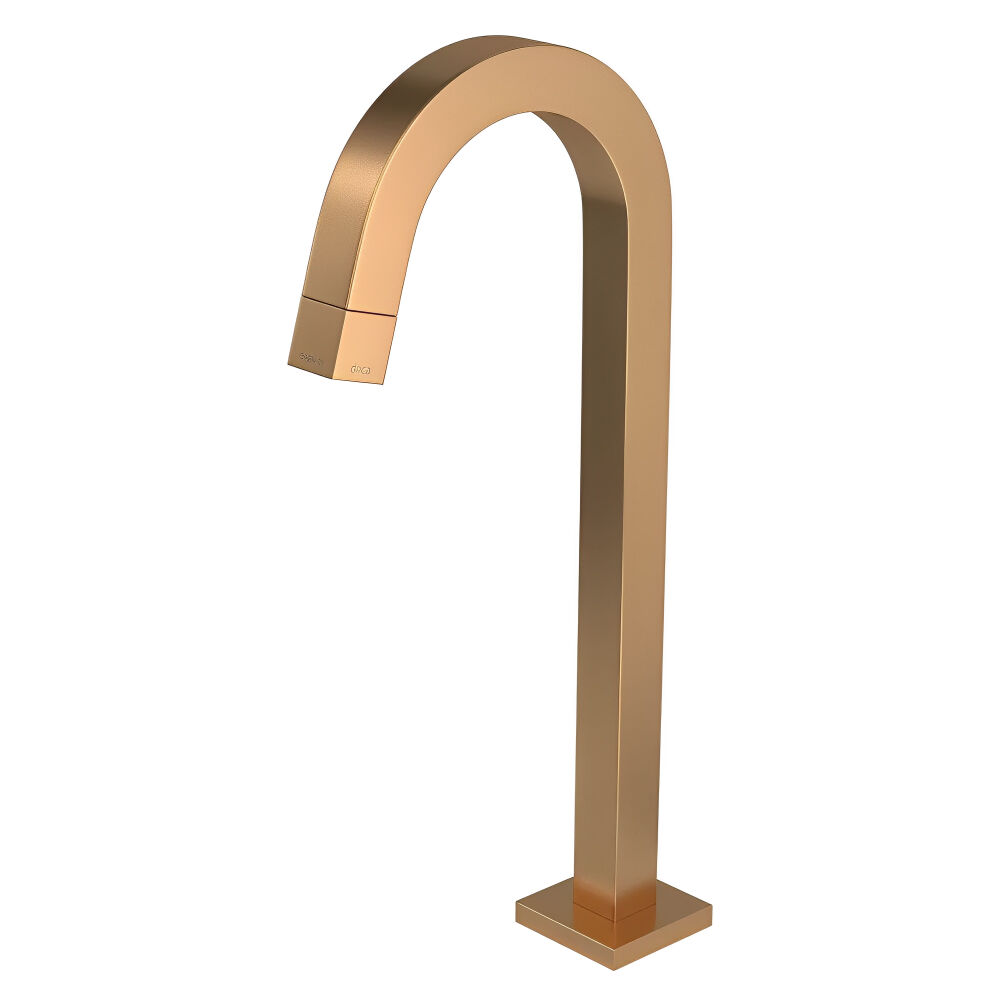 Torneira de Mesa para Lavatório Bica Alta Gold Matte Deca