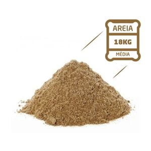 Areia Média Ensacada Confins Premium 18Kg Areia Média Ensacada Confins Premium 18Kg