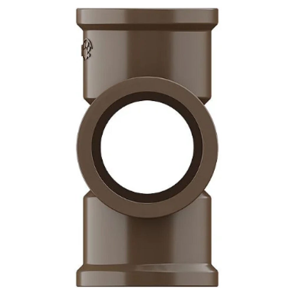 Cruzeta PVC Marrom Soldável 3/4" 25mm Tigre