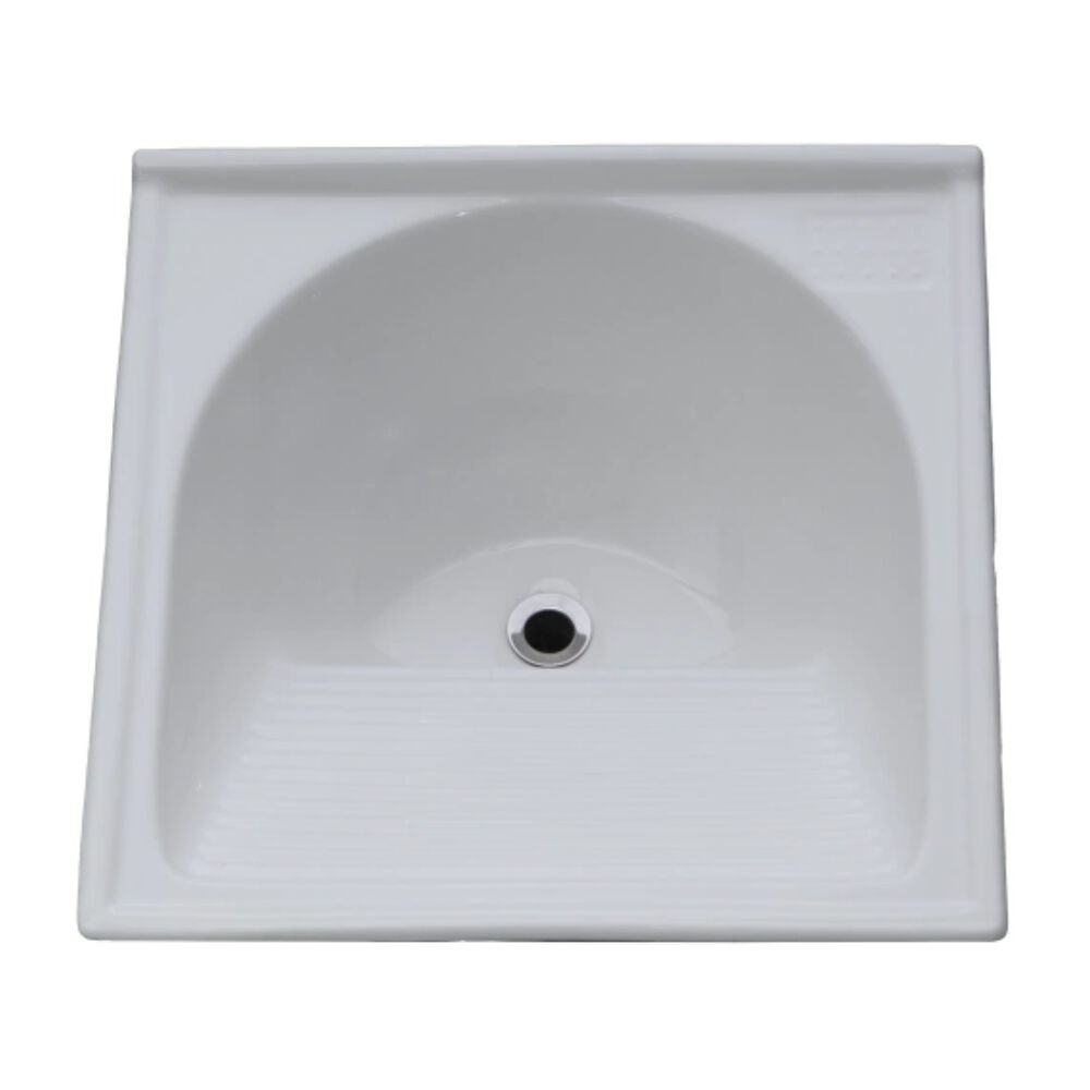 Tanque Simples em Marmofibra 60x60cm Decoralita
