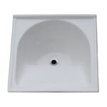 Tanque Simples em Marmofibra 60x60cm Decoralita