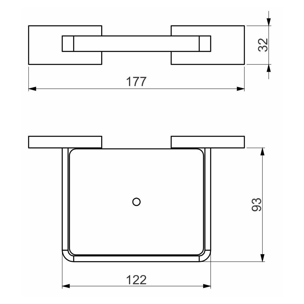 Saboneteira Color Dom Dourado Fosco Perflex