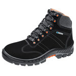 Botina de Segurança em Couro Nobuck Premier Marluvas Preta