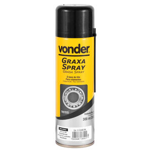 Graxa em Spray Branca Base de Lítio 200g Vonder