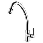Torneira para Cozinha de Mesa Bica Alta Loren Fit Slim Cromada Lorenzetti