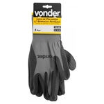 Luva de Poliamida com Borracha Nitrílica Tamanho 9 PNV0900 Vonder