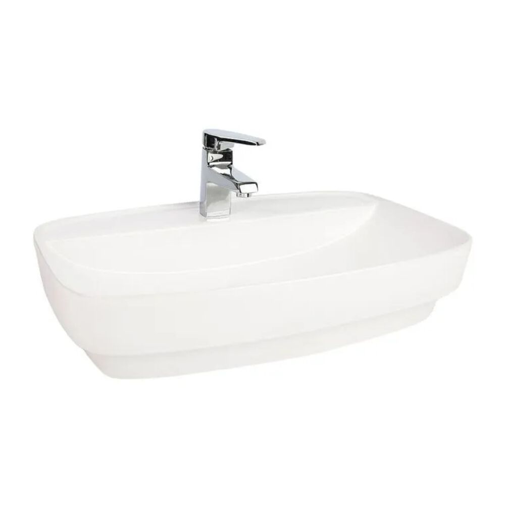 Cuba de Apoio para Lavatório 60x40cm Branca Addra