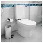 Caixa de Descarga Baixa com Duplo Acionamento Branca Astra