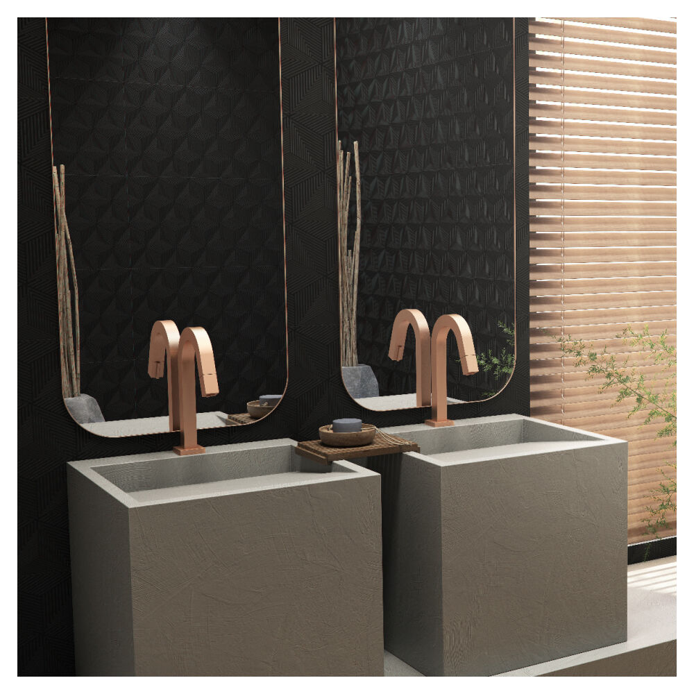 Torneira de Pia para Banheiro Rosé Fosco Color Open Perflex