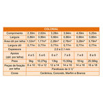 Telha PVC Colonial Cerâmica 459x86cm DVG Precon