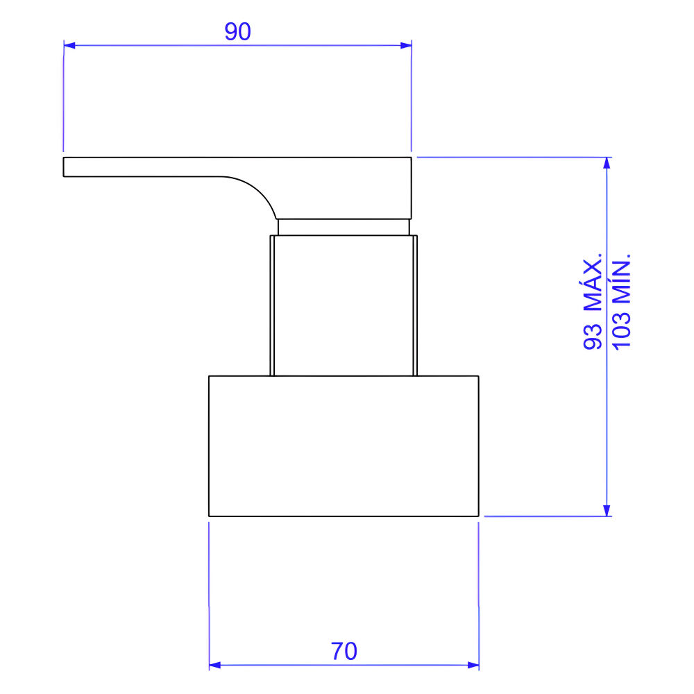 Acabamento para Registro de Gaveta Unic 1.1/2" e 1.1/4" Cromado Deca