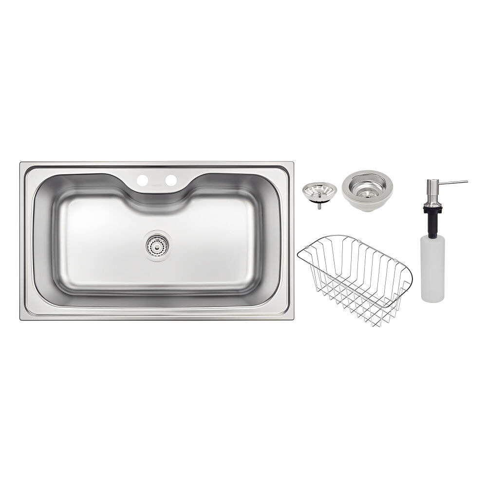 Cuba de Sobrepor Morgana Aço Inox 86 x 50cm com Acessórios Tramontina