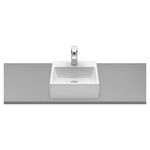 Cuba de Apoio com Mesa Óptica 42x42cm Branco Roca