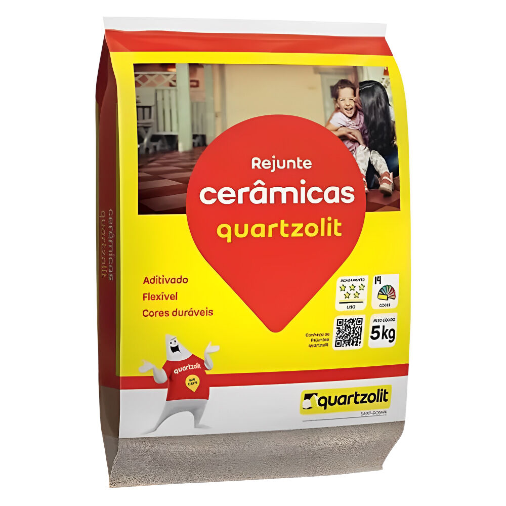 Rejunte Cerâmicas 5kg Quartzolit