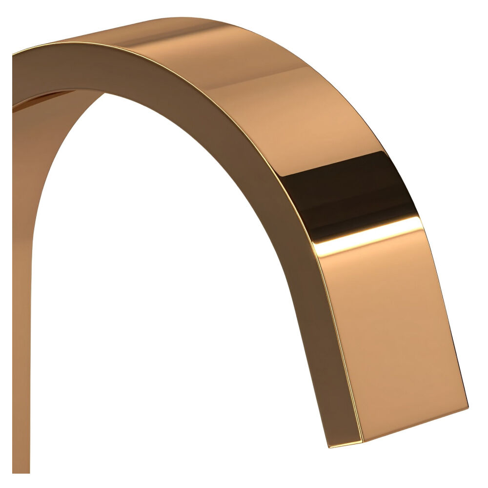 Torneira de Mesa para Lavatório com Chapa Bica Alta Polo Red Gold Deca