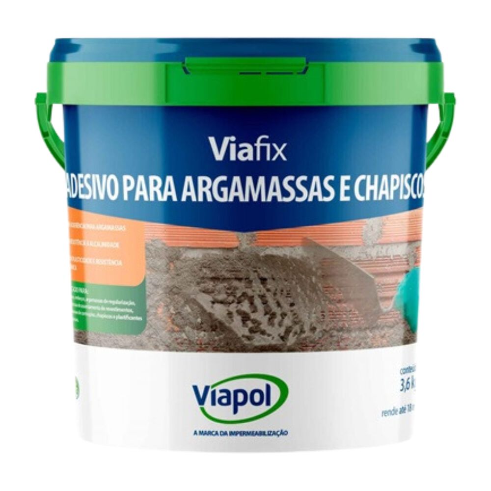 Adesivo para Argamassa e Chapisco Viafix 3,6kg Viapol