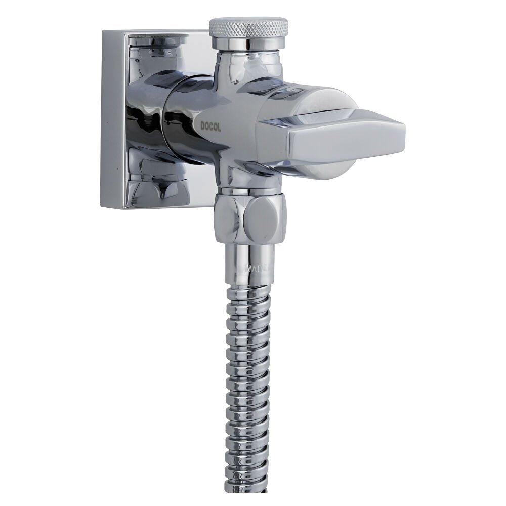 Ducha Higiênica com Registro e Derivação com Gatilho Next Cromado Docol