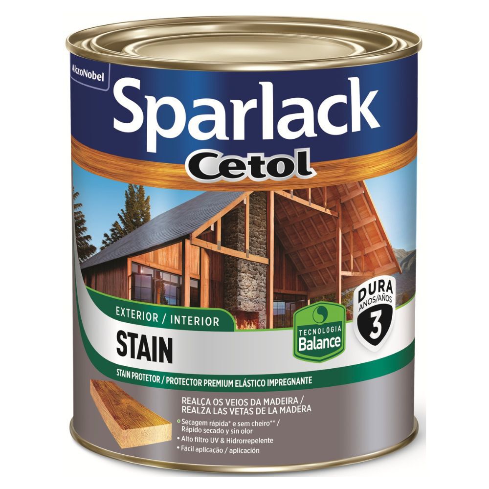 Verniz Acetinado Cetol Stain Balance Natural 900ml Sparlack
