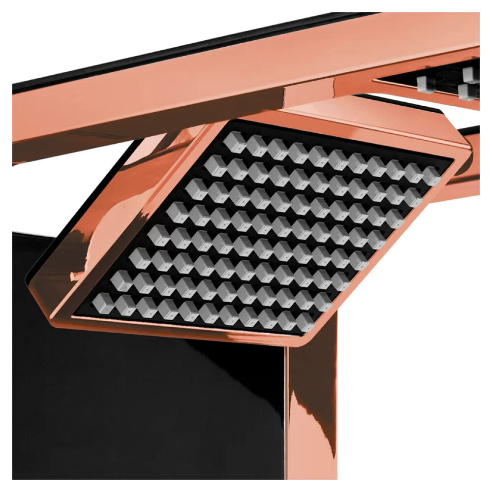 Chuveiro Lorenzetti Acqua Duo Ultra Eletrônico Preto/Rose Gold