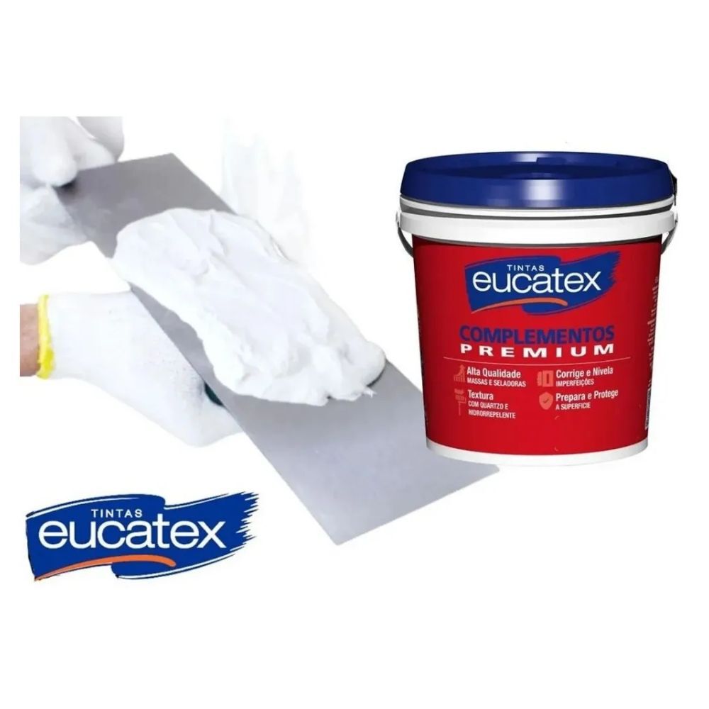 Massa Corrida PVA 25kg Branca Eucatex