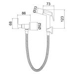 Ducha Higiênica Lorenone Cromado Lorenzetti