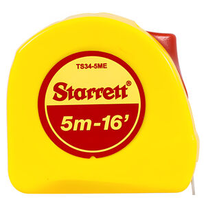 Trena de Bolso 5m x 19mm Amarelo Starrett Trena de Bolso 5m x 19mm Amarelo Starrett
