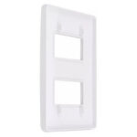 Placa com Suporte 2 Módulos Zeffia 4x2 Branca Legrand