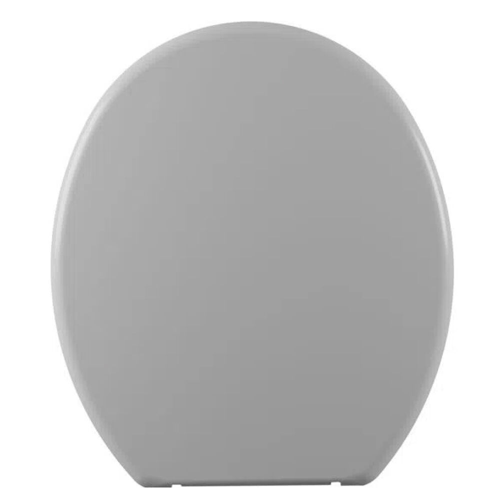 Assento Sanit&aacute;rio Soft Oval Cinza Claro Astra