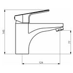 Torneira Misturador Monocomando para Banheiro Led Perflex