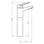 Torneira Misturador Monocomando para Banheiro Alto You Gap Perflex