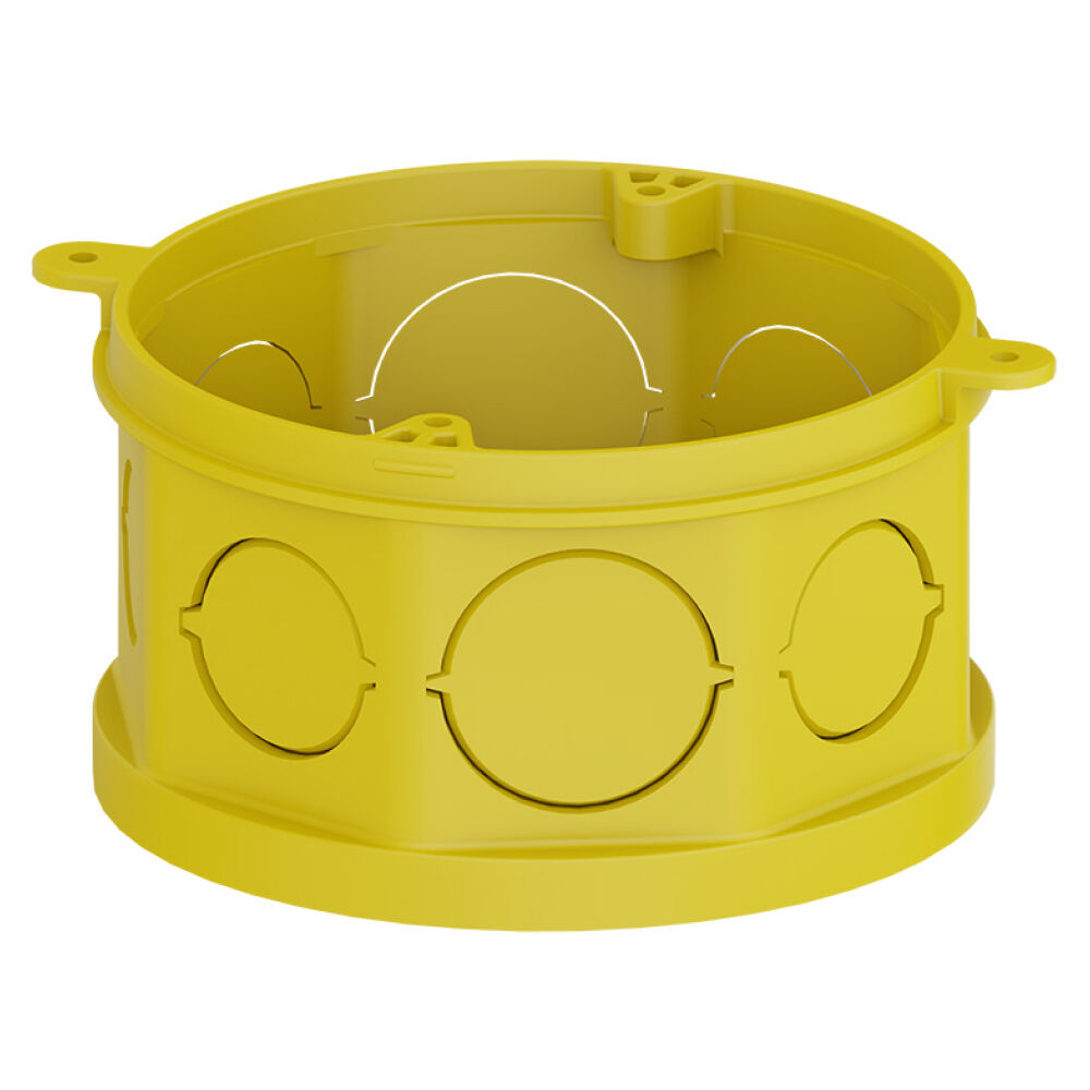 Caixa de Luz Octogonal PVC Flex 4x4" Amarela Tigre