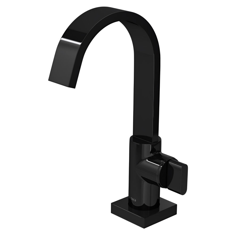 Torneira de Mesa Bica Alta para Lavatório Polo Black Noir Deca