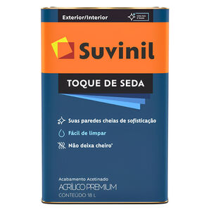 Tinta Acrílica Acetinada Toque de Seda Premium 18L Suvinil
