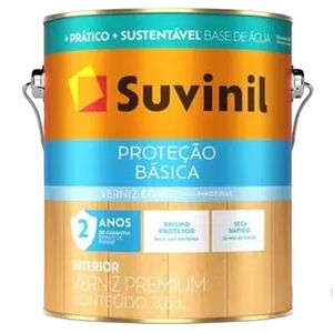 Verniz Proteção Básica Brilhante 3,6L Incolor Suvinil Verniz Proteção Básica Brilhante 3,6L Incolor Suvinil