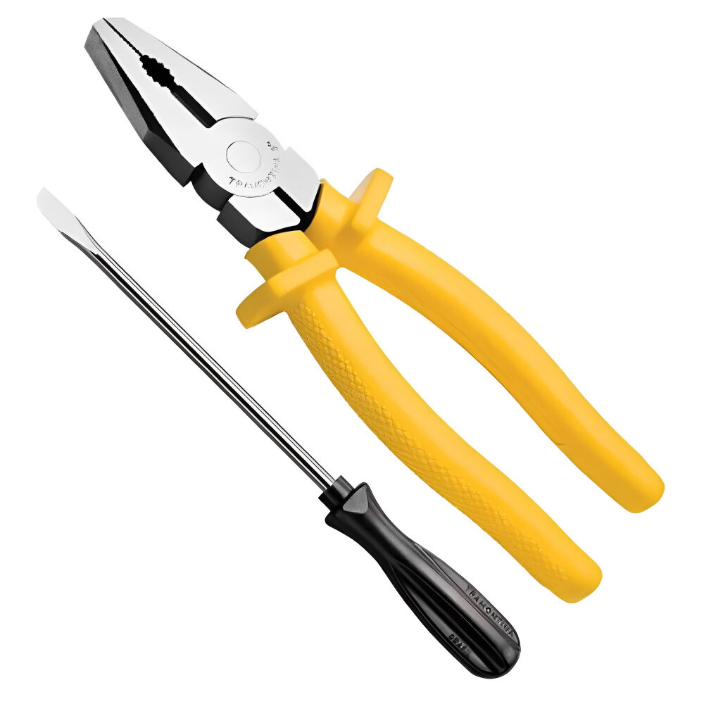 Kit Alicate 8" e Chave de Fenda 1/8" x 3" Tramontina