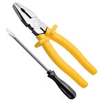 Kit Alicate 8" e Chave de Fenda 1/8" x 3" Tramontina