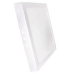 Luminária Led Slim Quadrada Sobrepor 18W 6.500K Branca Fria Bivolt Economax