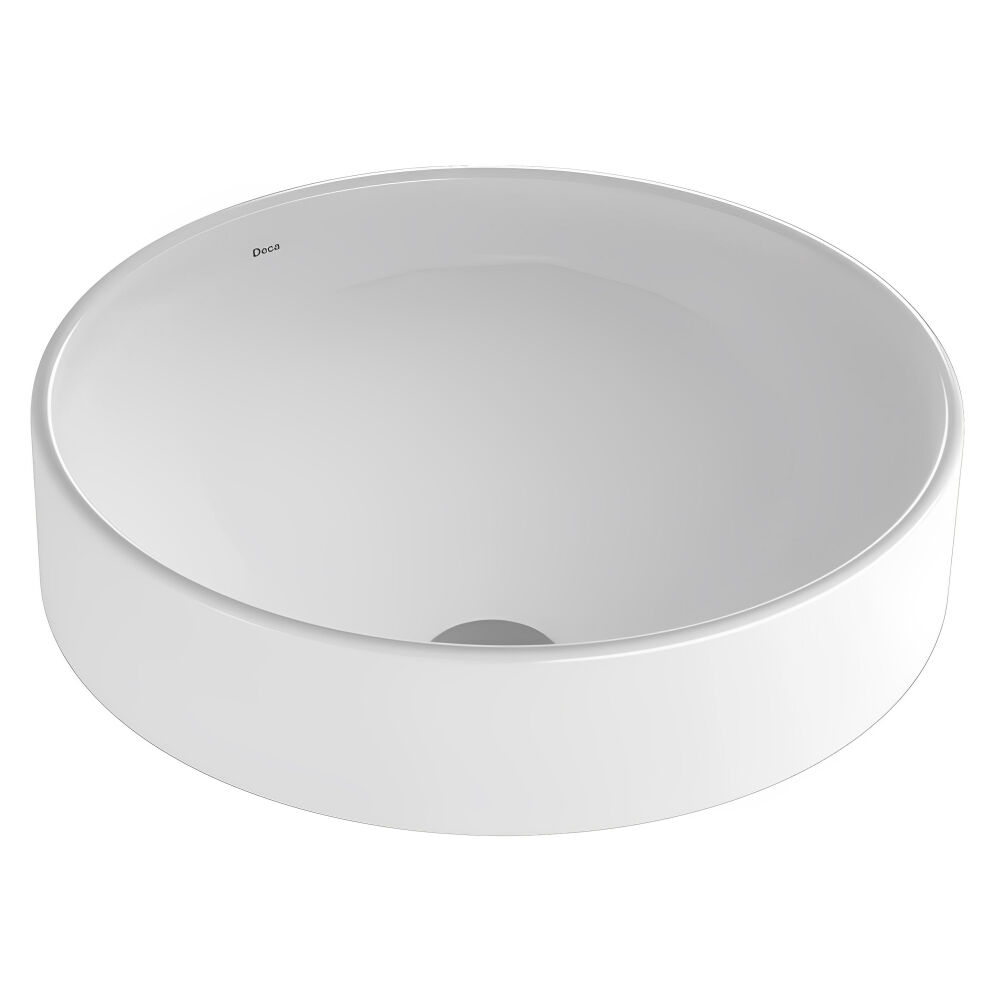Cuba de Sobrepor Redonda 40cm Branco Deca