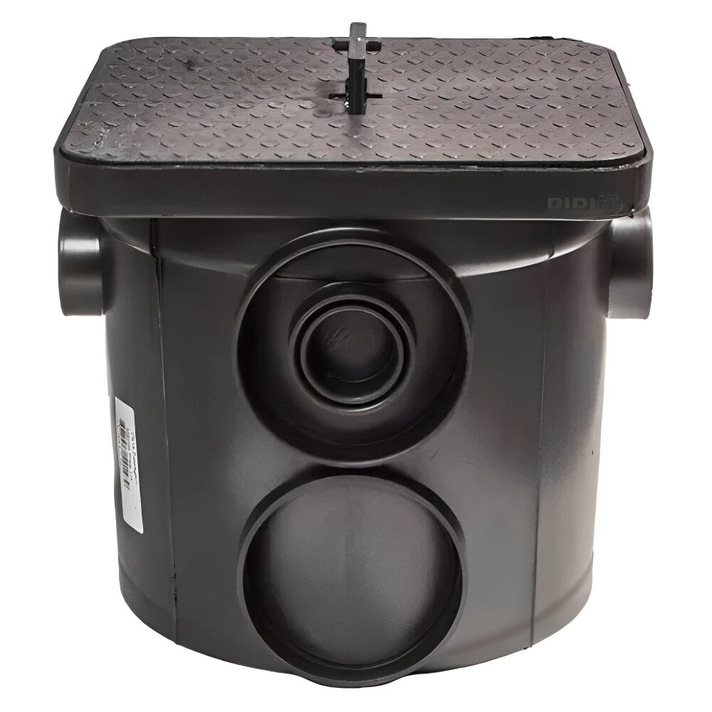 Caixa de Passagem 27x27x25cm 10L Preta Mallton