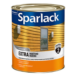 Verniz Acetinado Extra Marítimo Natural 900ml Sparlack Verniz Acetinado Extra Marítimo Natural 900ml Sparlack